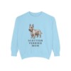 Scottish Terrier Mom Sweatshirt, Chambray, front view