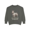 Scottish Terrier Sweatshirt, Pepper, front view