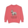 Scottish Terrier Sweatshirt, Watermelon, front view