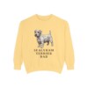 sealyham-terrier-sweatshirt-dad-butter Sealyham Terrier Dad Sweatshirt, Butter, front view