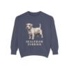 Sealyham Terrier Sweatshirt, Denim, front view