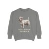 Sealyham Terrier Sweatshirt, Grey, front view