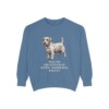 Sealyham Terrier Humor Sweatshirt, Blue Jean, front view