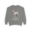 Sealyham Terrier Humor Sweatshirt, Grey, front view