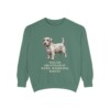 Sealyham Terrier Humor Sweatshirt, Light Green, front view