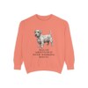 Sealyham Terrier Humor Sweatshirt, Terracotta, front view