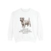 Sealyham Terrier Humor Sweatshirt, White, front view