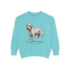 Sealyham Terrier Latin Sweatshirt, Chalky Mint, front view