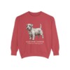 Sealyham Terrier Latin Sweatshirt, Crimson, front view