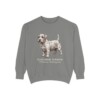 Sealyham Terrier Latin Sweatshirt, Grey, front view