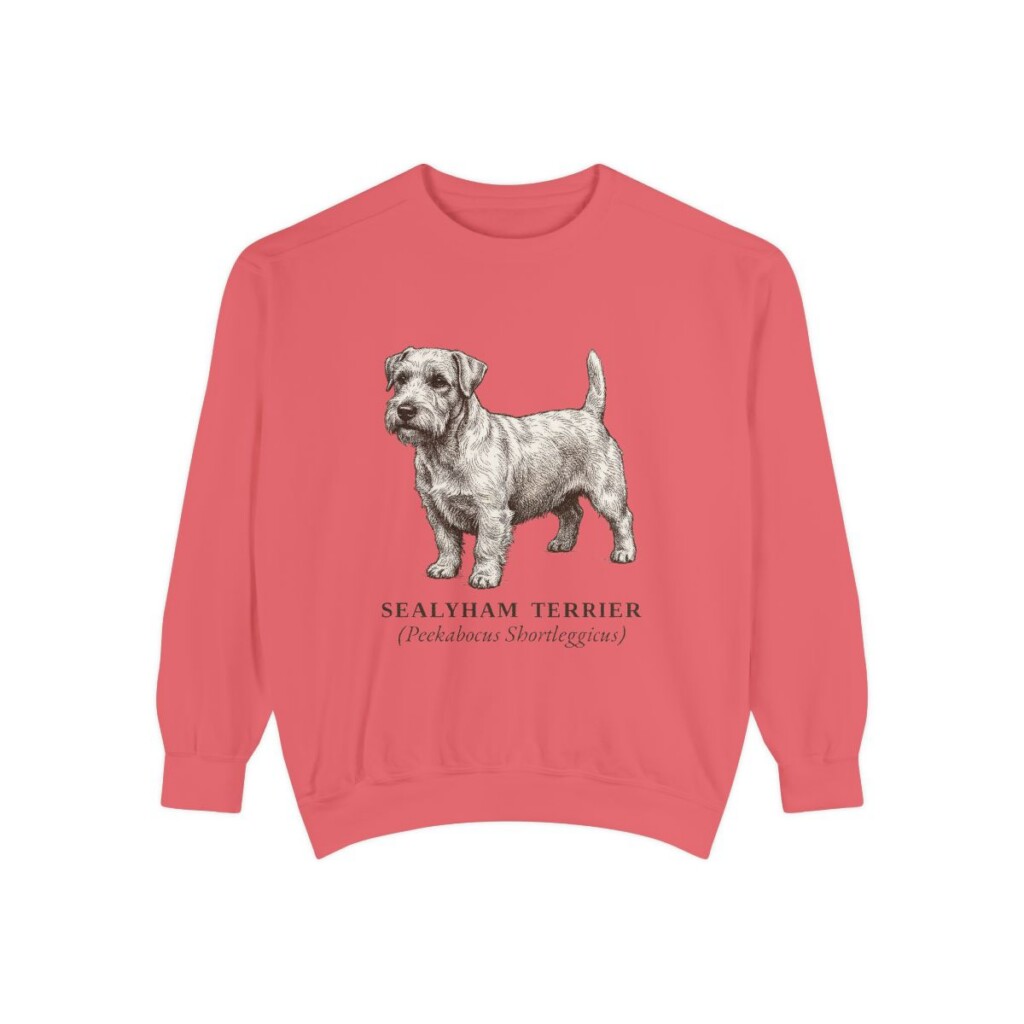 Sealyham Terrier Latin Sweatshirt, Watermelon, front view