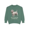 Sealyham Terrier Sweatshirt, Light Green, front view