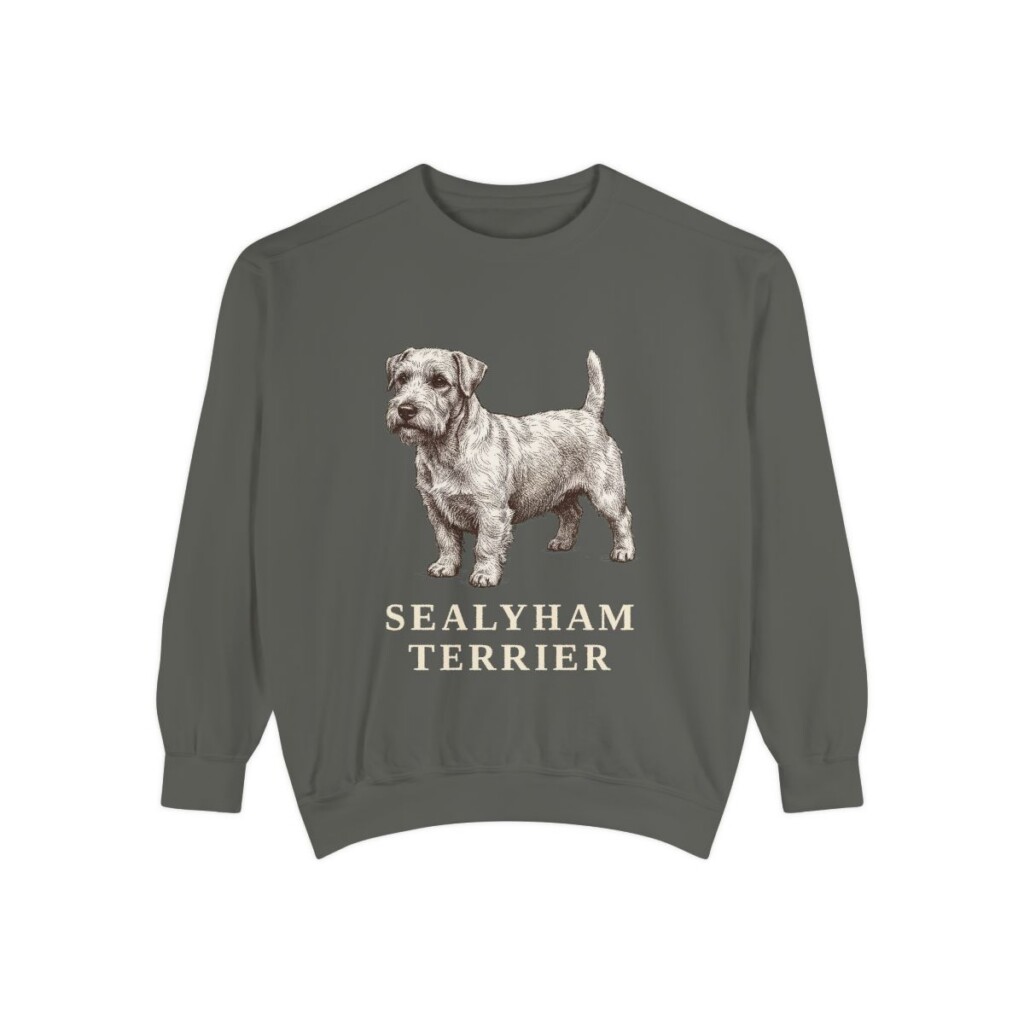 Sealyham Terrier Sweatshirt, Pepper, front view