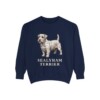Sealyham Terrier Sweatshirt, True Navy, front view
