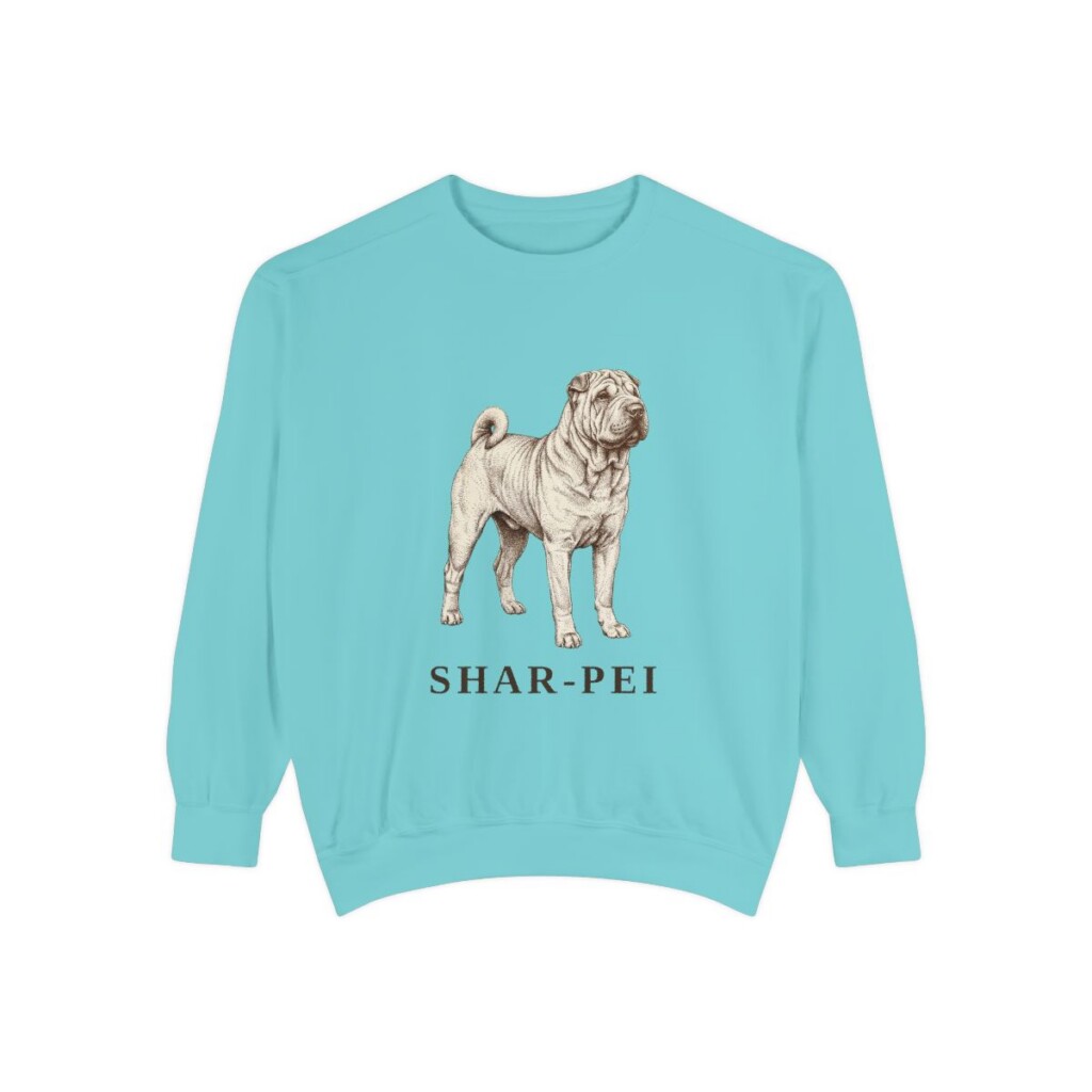 Shar-Pei Sweatshirt, Chalky Mint, front view