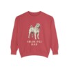 Shar-Pei Dad Sweatshirt, Crimson, front view