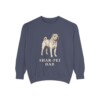Shar-Pei Dad Sweatshirt, Denim, front view