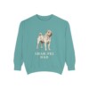 Shar-Pei Dad Sweatshirt, Seafoam, front view
