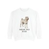 Shar-Pei Dad Sweatshirt, White, front view