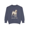 Shar-Pei Sweatshirt, Denim, front view