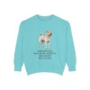 shar-pei-sweatshirt-humor-chalky-mint Shar-Pei Humor Sweatshirt, Chalky Mint, front view