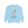 shar-pei-sweatshirt-humor-chambray Shar-Pei Humor Sweatshirt, Chambray, front view