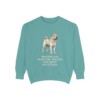 shar-pei-sweatshirt-humor-seafoam Shar-Pei Humor Sweatshirt, Seafoam, front view