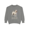 Shar-Pei Latin Sweatshirt, Grey, front view