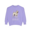 Shar-Pei Latin Sweatshirt, Violet, front view
