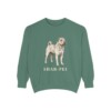 Shar-Pei Sweatshirt, Light Green, front view