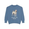 Shar-Pei Mom Sweatshirt, Blue Jean, front view