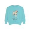 Shar-Pei Mom Sweatshirt, Chalky Mint, front view