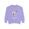 Shar-Pei Mom Sweatshirt, Violet, front view