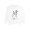 Shar-Pei Mom Sweatshirt, White, front view