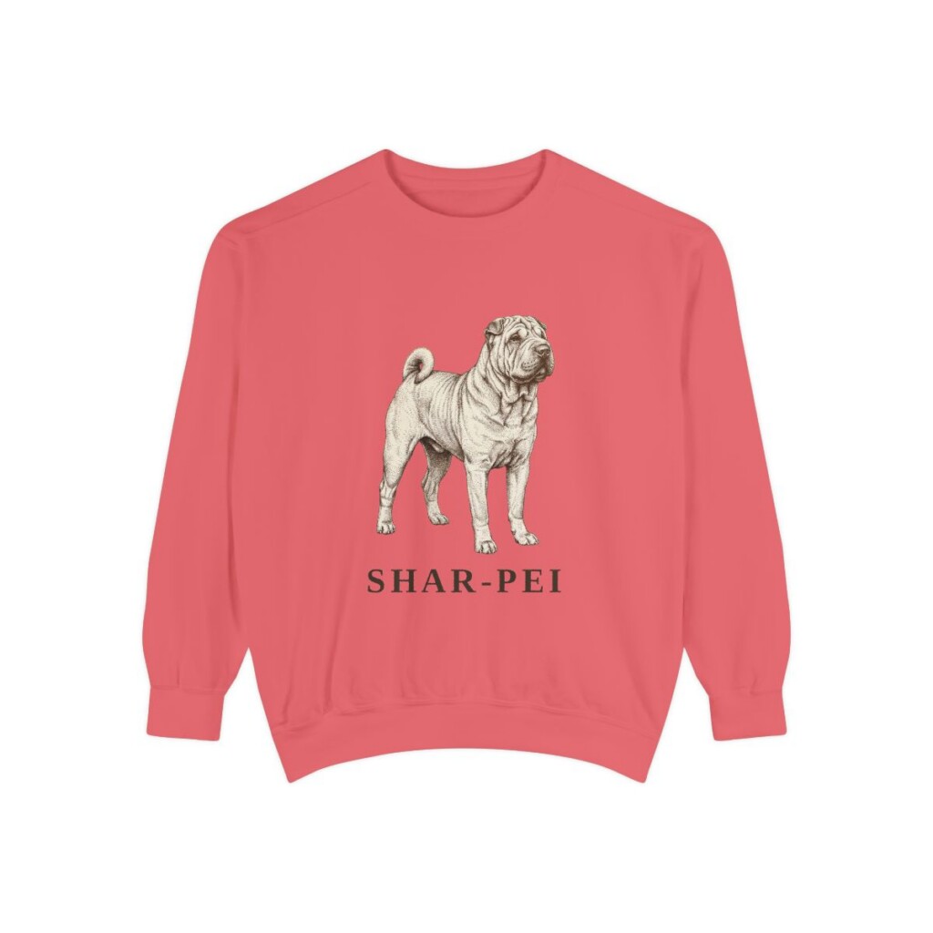 Shar-Pei Sweatshirt, Watermelon, front view