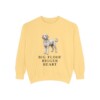 Sheepadoodle Humor Sweatshirt, Butter, front view