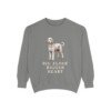 Sheepadoodle Humor Sweatshirt, Grey, front view