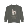 Sheepadoodle Humor Sweatshirt, Pepper, front view