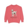 Sheepadoodle Latin Sweatshirt, Watermelon, front view