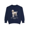sheepadoodle-sweatshirt-mom-true-navy Sheepadoodle Mom Sweatshirt, True Navy, front view