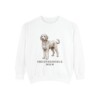 sheepadoodle-sweatshirt-mom-white Sheepadoodle Mom Sweatshirt, White, front view