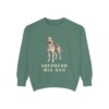 Shepherd Mix Dad Sweatshirt, Light Green, front view