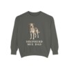 Shepherd Mix Dad Sweatshirt, Pepper, front view