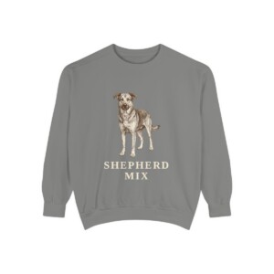 Shepherd Mix Sweatshirt, Grey, front view