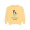 Shepherd Mix Humor Sweatshirt, Butter, front view