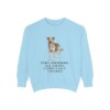 Shepherd Mix Humor Sweatshirt, Chambray, front view
