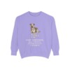 Shepherd Mix Humor Sweatshirt, Violet, front view