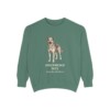 Shepherd Mix Latin Sweatshirt, Light Green, front view