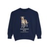 Shepherd Mix Latin Sweatshirt, True Navy, front view