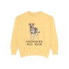 shepherd-mix-sweatshirt-mom-butter Shepherd Mix Mom Sweatshirt, Butter, front view